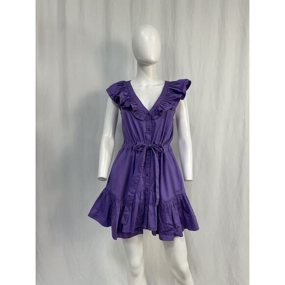 Ramy Brook 'Arsola' Purple Cotton Dress Size S - Picture 2 of 5